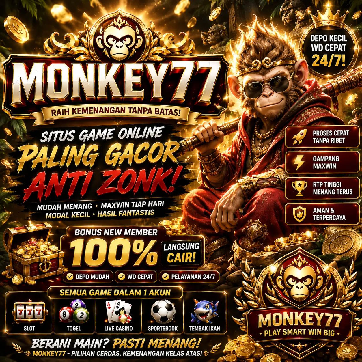 Monkey77 Banner